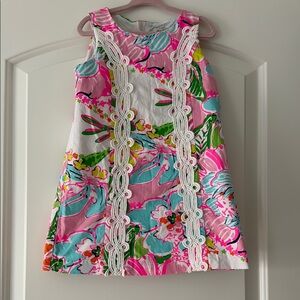 Lilly Pulitzer for Target Floral Kids Dress with Lace Detail - Size 4T